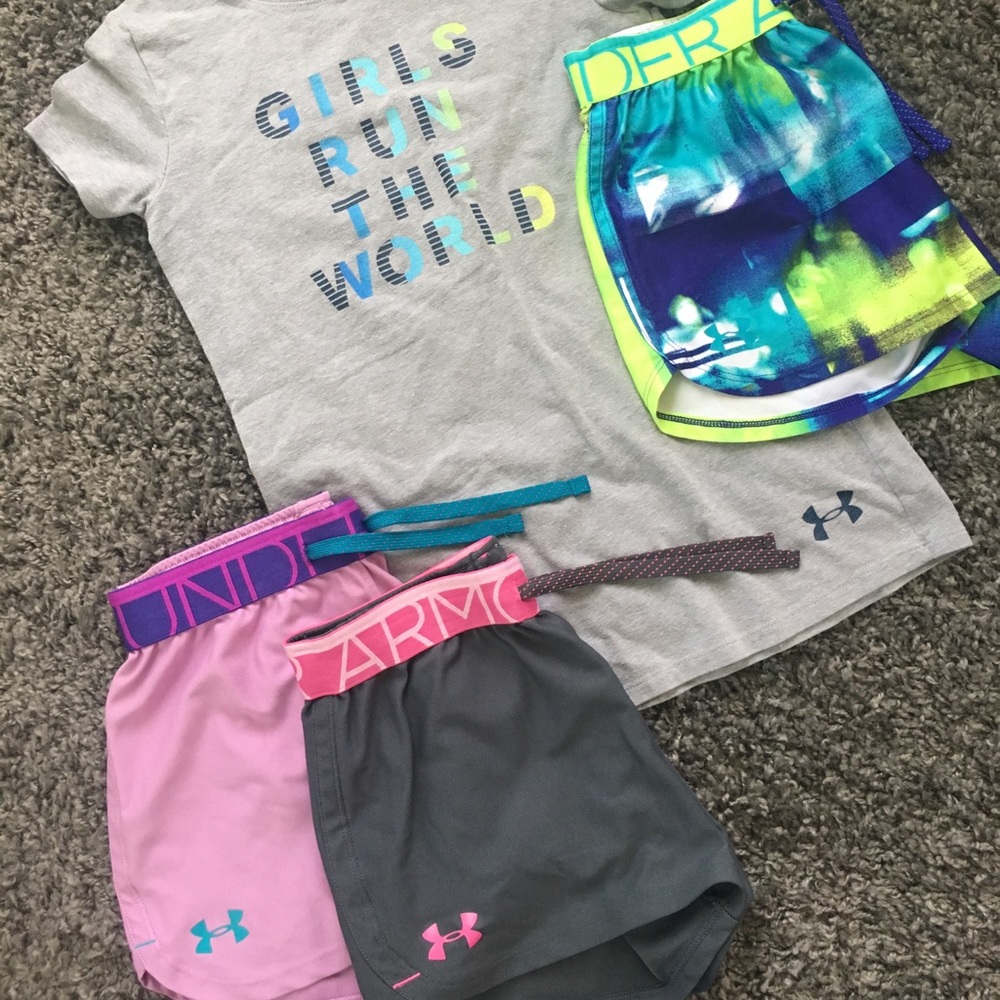 Under Armour Bundle - Youth Girls Size Medium
